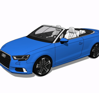 现代跑车su模型