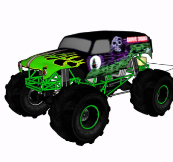 现代越野车su模型