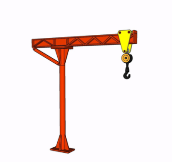 现代起重机su模型