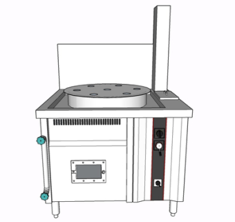 现代工业设备su模型