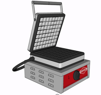 现代烤炉su模型