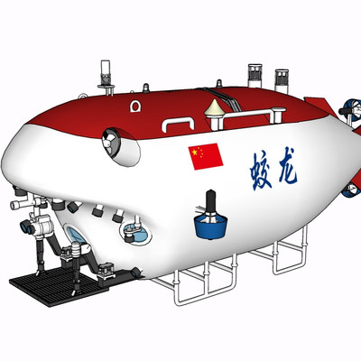 现代蛟龙号潜水艇su模型