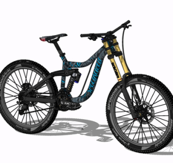 现代自行车su模型