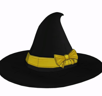 现代女巫帽su模型