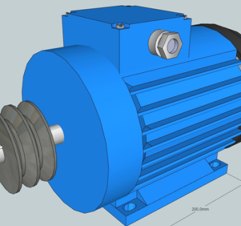 现代发动机su模型