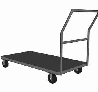 现代小推车su模型