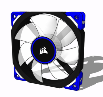 现代排风扇su模型