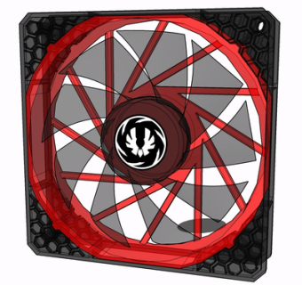 现代排风扇su模型