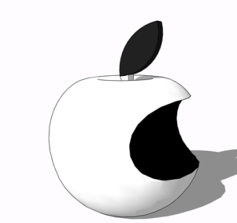 现代苹果摆件su模型