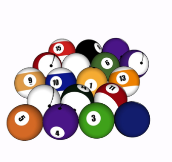 现代台球su模型