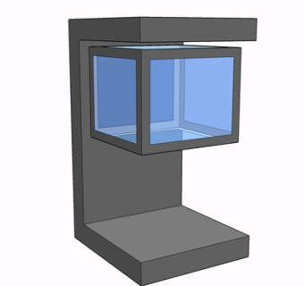 现代景观灯su模型