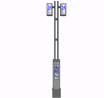 新中式路灯su模型