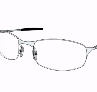 现代眼镜su模型