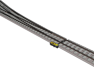 现代铁路su模型