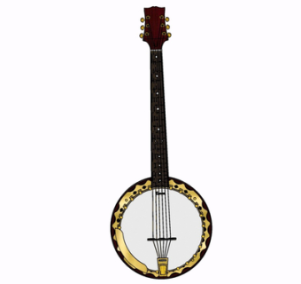 现代吉他su模型