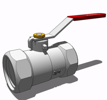 工业风金属水管su模型