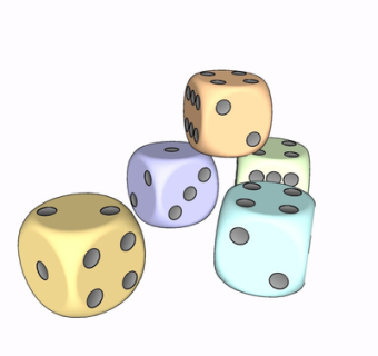 现代骰子su模型