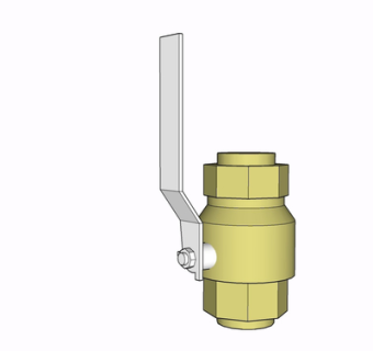 现代金属水阀su模型
