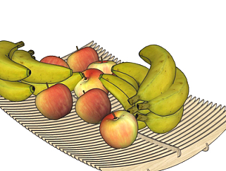 现代苹果<em>香蕉</em>su模型