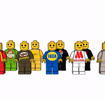 现代积木人玩具su模型