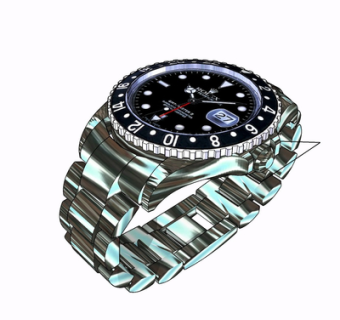 现代手表su模型