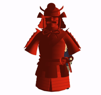 中式古代士兵摆件su模型