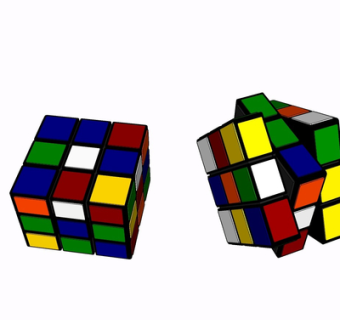 现代魔方玩具su模型