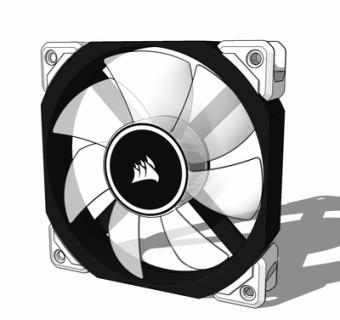 现代排风扇su模型