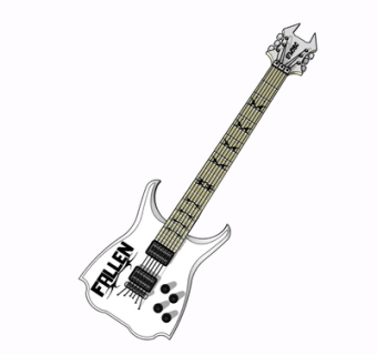 现代吉他su模型