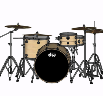 现代架子鼓su模型