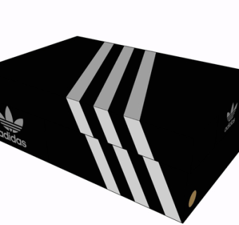 现代鞋盒su模型