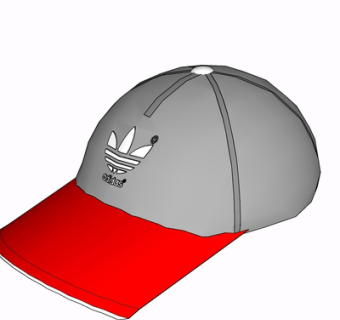 现代鸭舌帽su模型