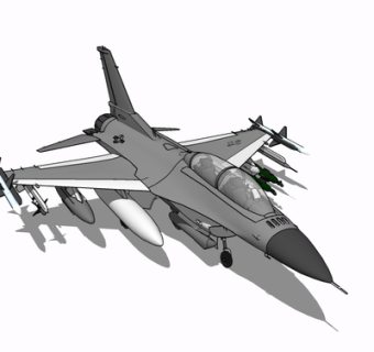现代飞机su模型