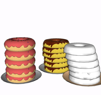 现代饼干su模型