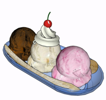 现代冰淇淋su模型