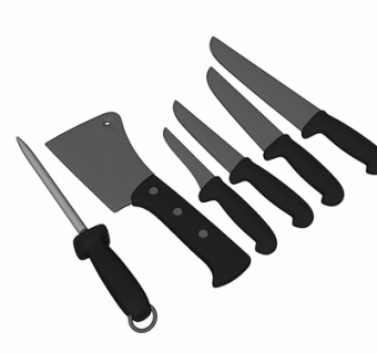 现代刀具su模型