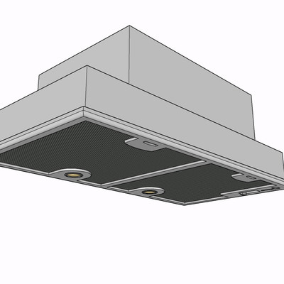 现代油烟机su模型