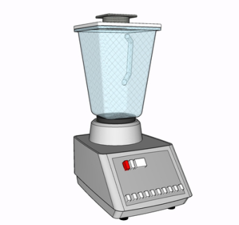 现代榨汁机su模型