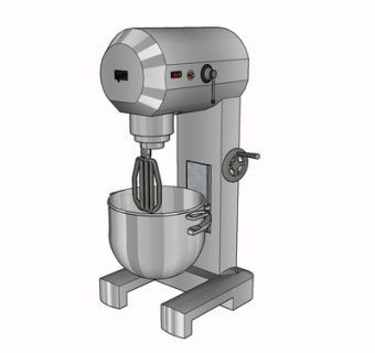 现代搅拌机su模型