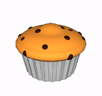 现代蛋糕su模型