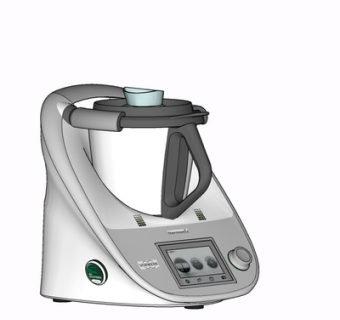 现代热水机su模型