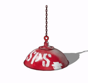 工业风金属吊灯su模型