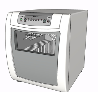 现代消毒柜su模型