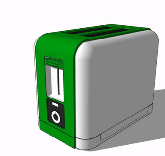 现代面包机su模型