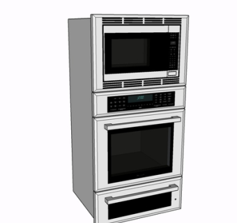 现代烤炉su模型