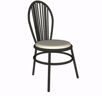 现代单椅su模型