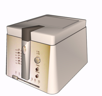 现代电饭煲su模型