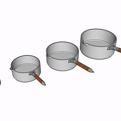 现代煮锅su模型
