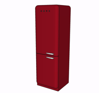 现代冰箱su模型