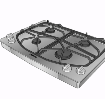 现代煤气灶su模型